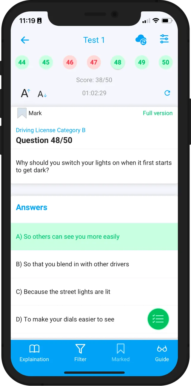 Stay focused on questions with Auto-learning & Auto-swipe