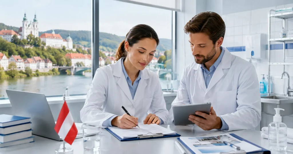 Easy-Quizzz Österreich für Prüfungsfragen Amtsärztin/Amtsarzt Schwerpunkt Sanitäre Aufsicht im öffentlichen Dienst in Oberösterreich.