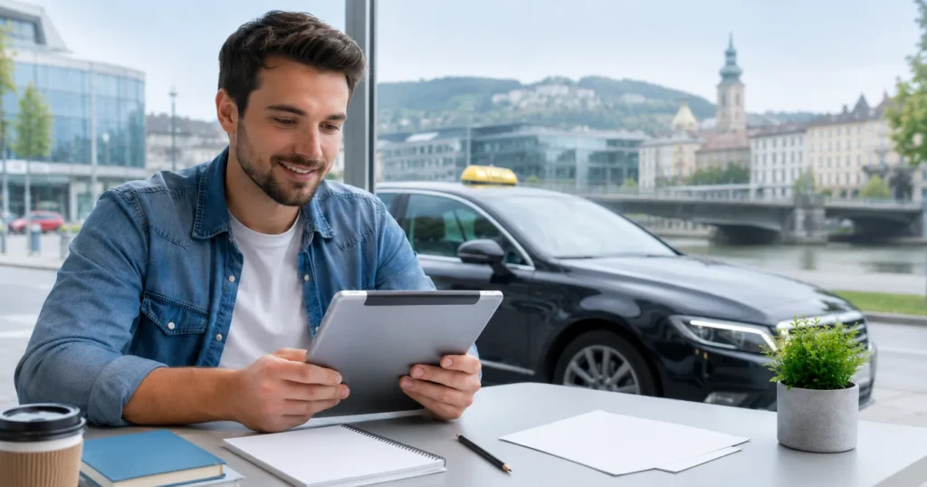 Easy-Quizzz Österreich Taxischein Prüfungsfragen Linz für Führerschein Prüfungsfragen und Taxischein Vorbereitung.