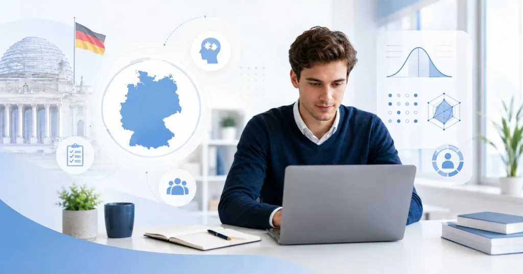 Easy-Quizzz Deutschland Caliper Profile Test Englisch zur Vorbereitung auf Aptitude Tests und den Einstellungstest.