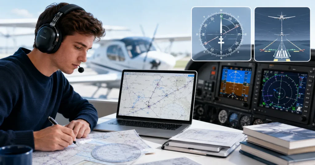 Easy-Quizzz Deutschland Test für IR(A) Instrumentenflugberechtigung Funknavigation in der Führerschein-Kategorie.