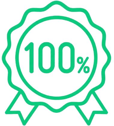 100% guarantee