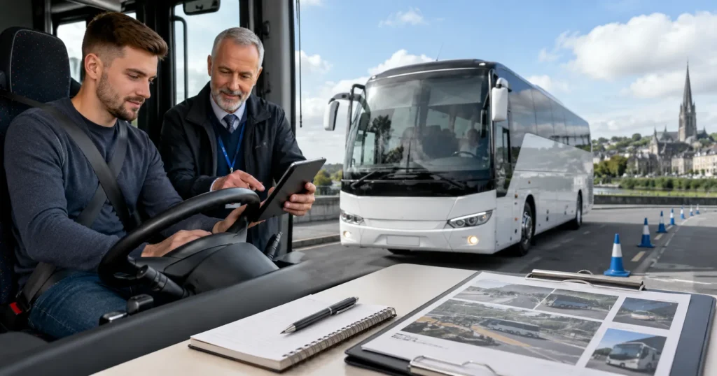 Easy-Quizzz Ireland D License Theory Test for Category D Driving License Practice Test and driving license preparation.