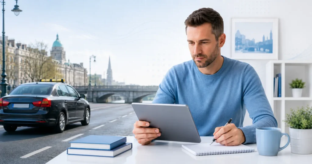 Easy-Quizzz Taxi Test Questions for Ireland Driving License learners studying Taxi Test Questions online