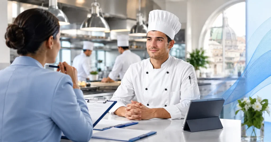 Easy-Quizzz quiz Demi Chef de Partie per Lavoro in Italy, categoria Accor Colloquium Quaestiones, con preparazione online.