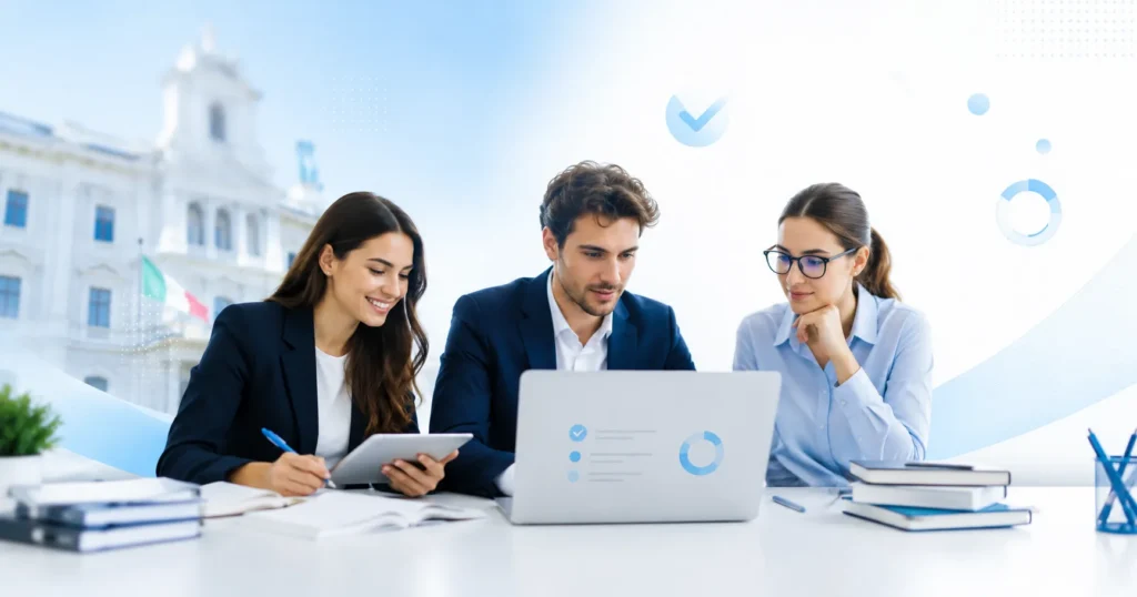 Candidati in Italia che preparano il concorso RIPAM 1340 funzionari con quiz e documenti di studio