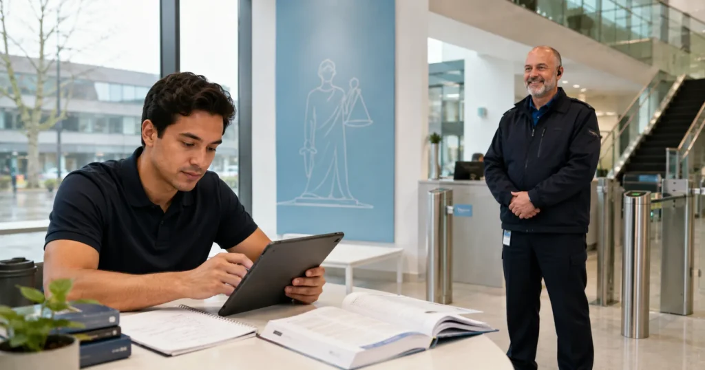 Easy-Quizzz voorbereiding voor Facilitair medewerker bode/beveiliger bij Rechtbank Zeeland West-Brabant in Nederland voor overheidsvacatures.