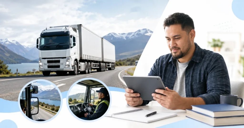 Easy-Quizzz Class 5 Heavy Combination Vehicle Licence Practice Test for New Zealand driving licence preparation