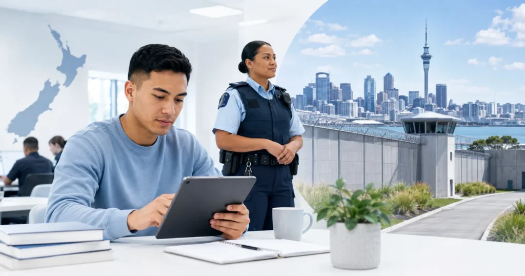 Easy-Quizzz Corrections Officer Auckland Prison (Albany) Practice Test for New Zealand public service candidates in Auckland (Tāmaki Makaurau).