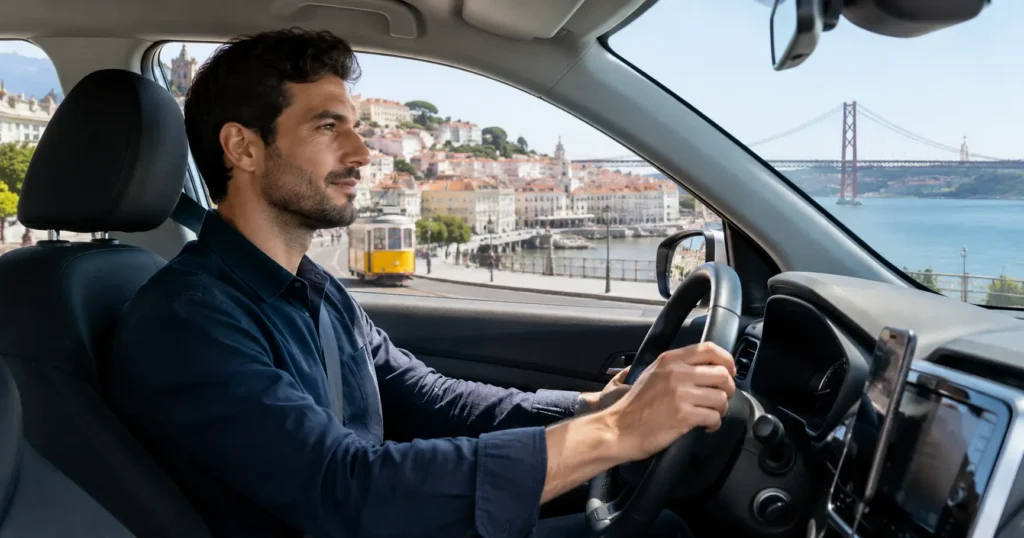 Exame TVDE Lisboa em Portugal com simulacao de perguntas para a categoria Exame TVDE IMT da Easy-Quizzz para preparacao do exame oficial.