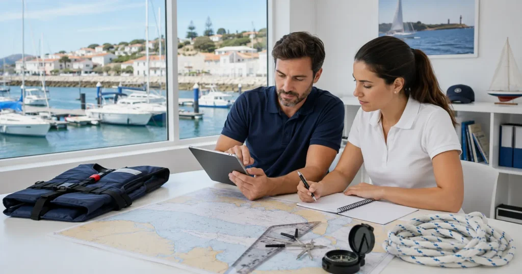 Preparacao para exame carta de marinheiro e Carta de Marinheiro em Portugal