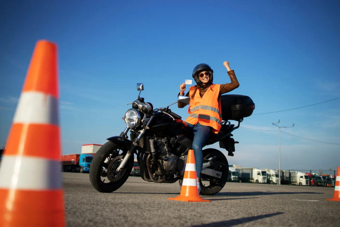 Test moto : le nouvel code test ETM pour passer le test moto