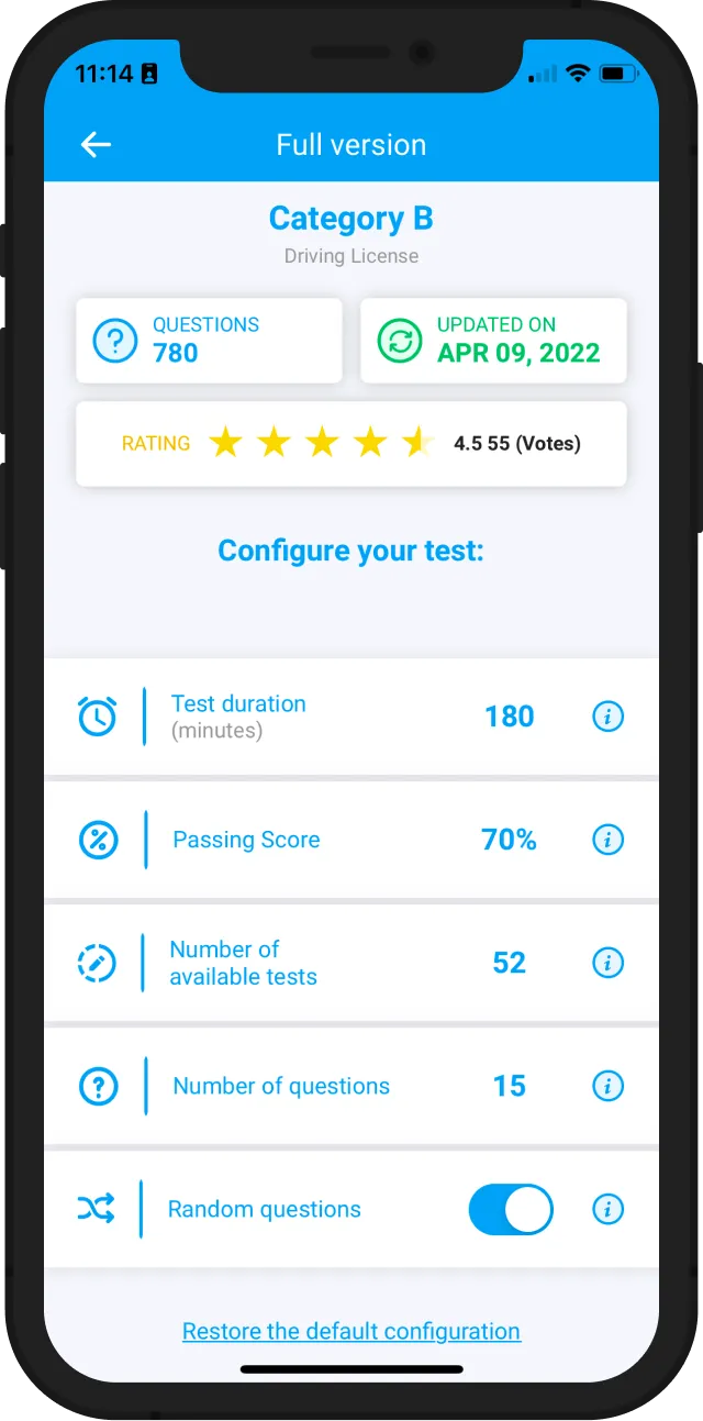 Modify your test as per your requirements