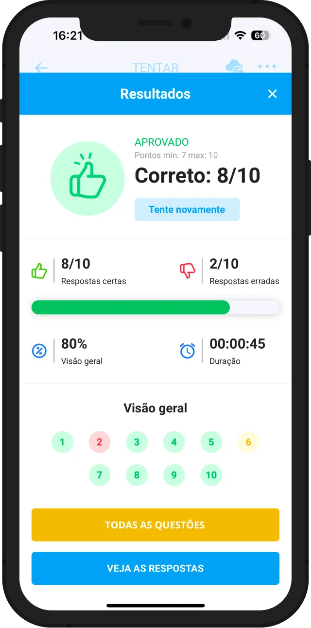 Aprenda com os erros e passe na prova!