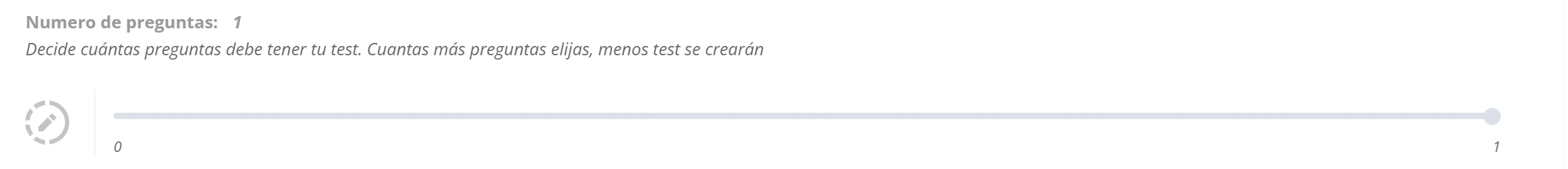 como personalizar el número de preguntas Examen De Certificaciones