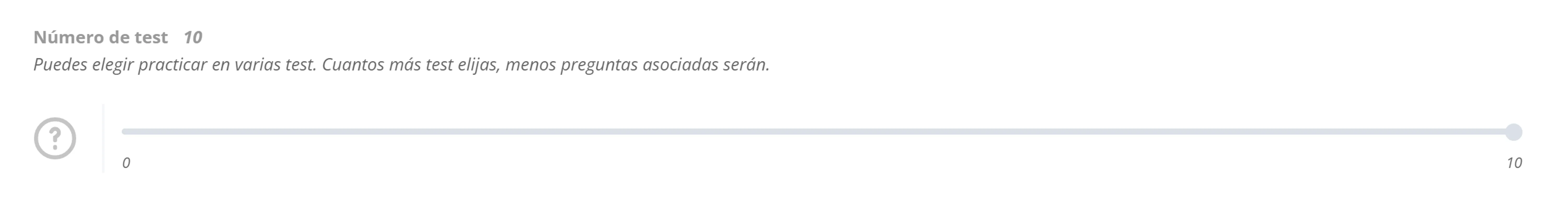 como personalizar el número de test Examen Policía Local Andalucía