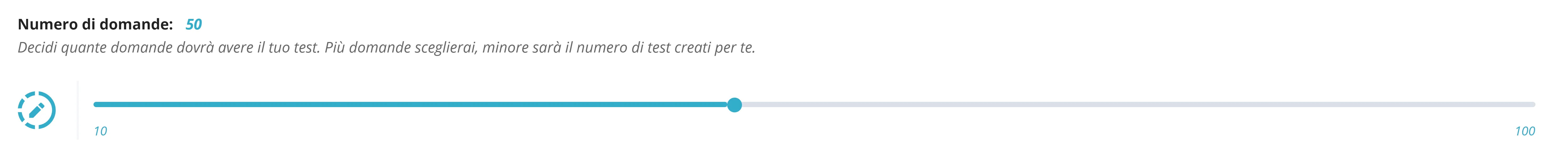 quiz-impostare-il-numero-personalizzato-di-domande TFA Sostegno - quiz ufficiali della prova preselettiva Secondaria I e Secondo grado II domande