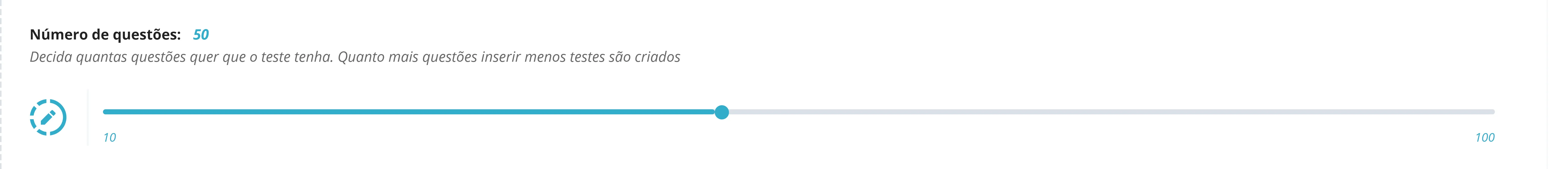 Escolha qual o número de questões que quer fazer Procedimentos Concursais