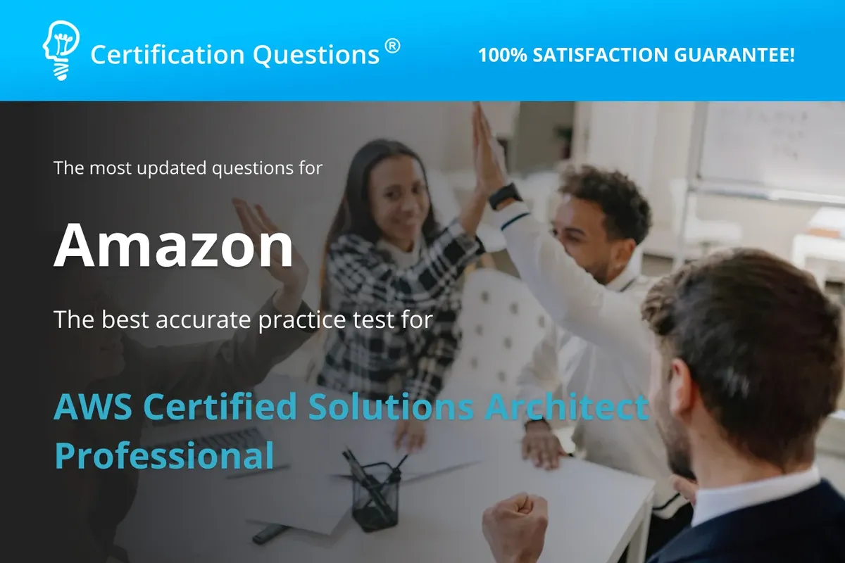 This image is related to the AWS Solutions Architect Professional Practice Exam in the United States