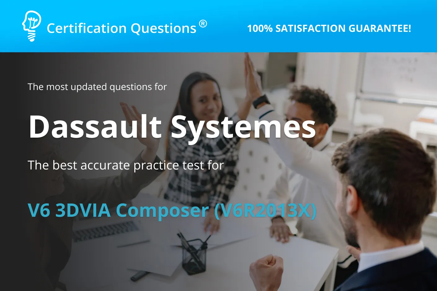 This image represents the v6 3dvia composer exam in the USA This image represents the v6 3dvia composer exam in the USA