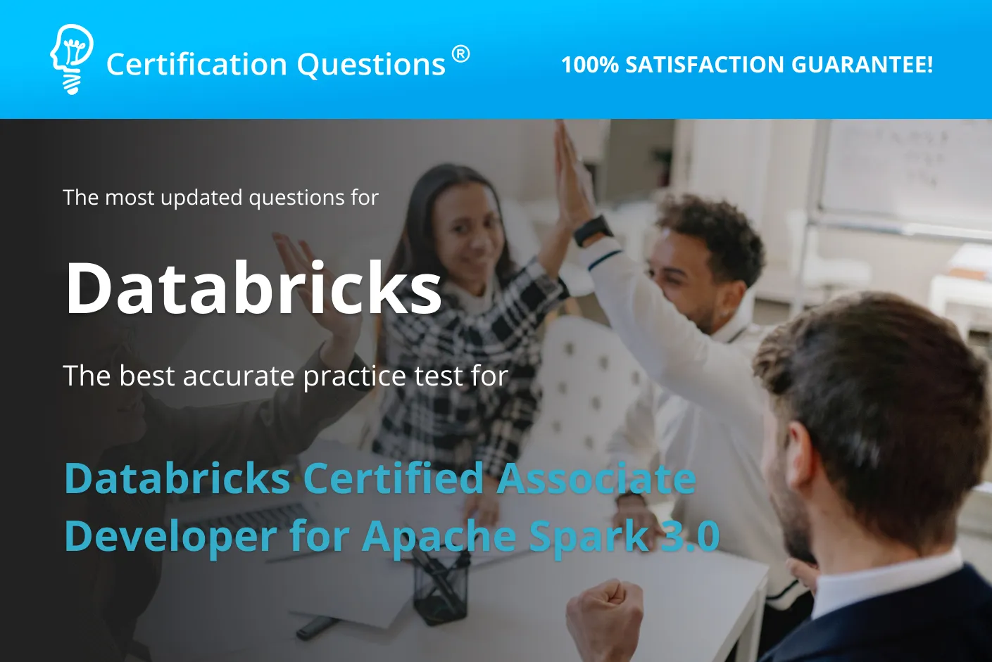 This image represents the databricks spark certification practice test