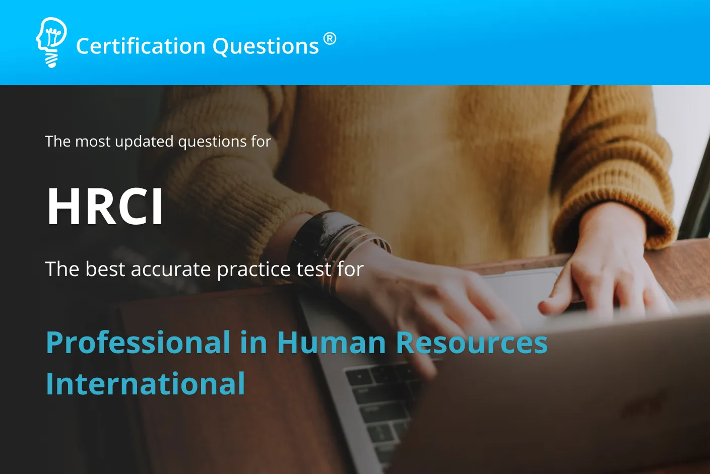 This image represents the Professional in human resources international practice test