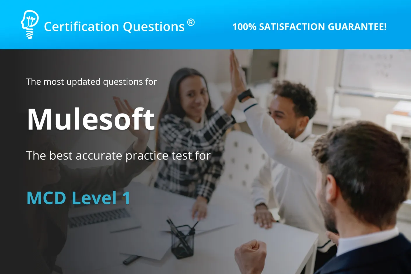 This image represents the mulesoft certification practice test