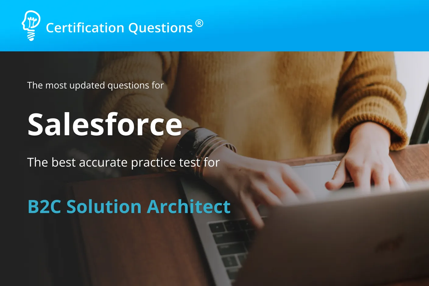 This image represents the salesforce certified b2c commerce architect exam questions