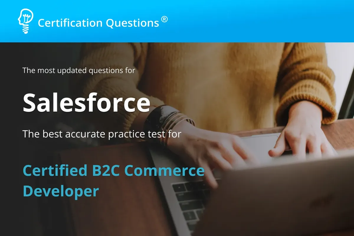 This image is related to the Salesforce Certified B2C Commerce Developer test in the United States of America. This image is related to the Salesforce Certified B2C Commerce Developer test in the United States of America.