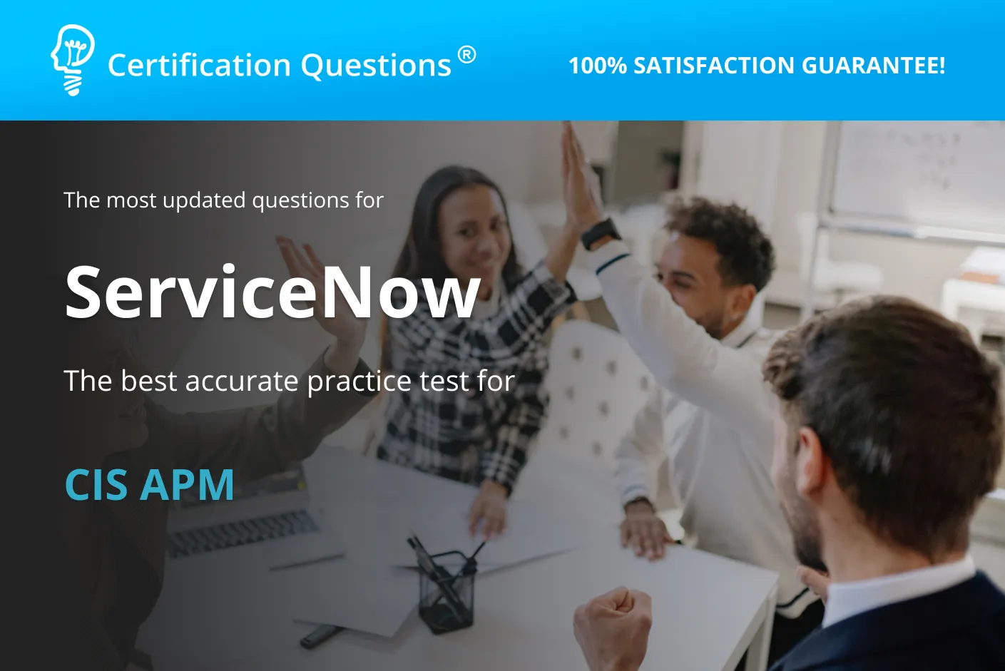 This image is related to the study guide of the Servicenow APM Practice Test
