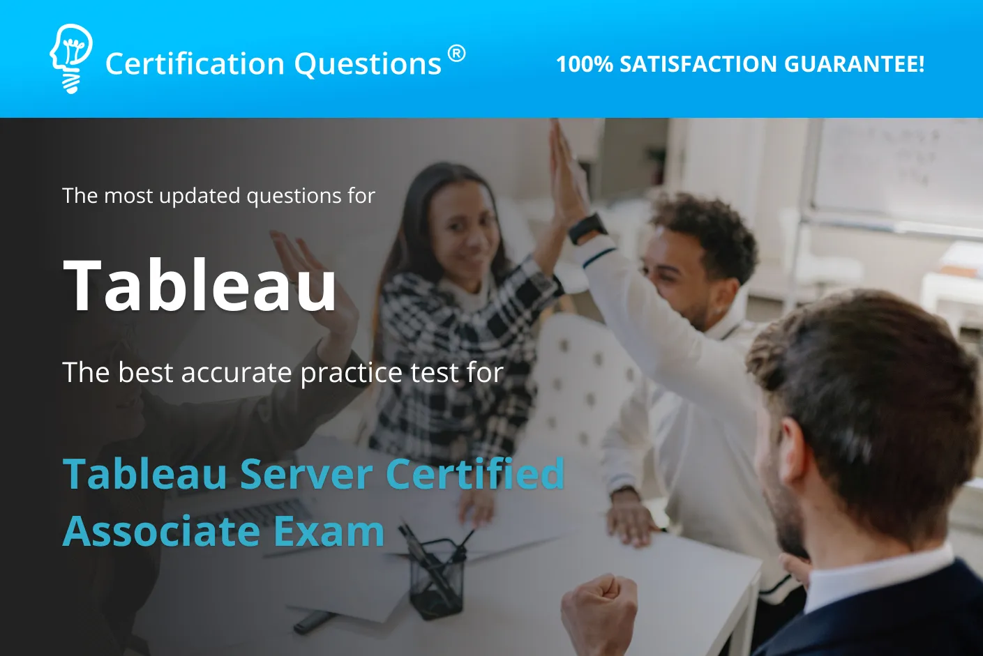 Here is the image for the study guide of the tableau server certified associate practice test